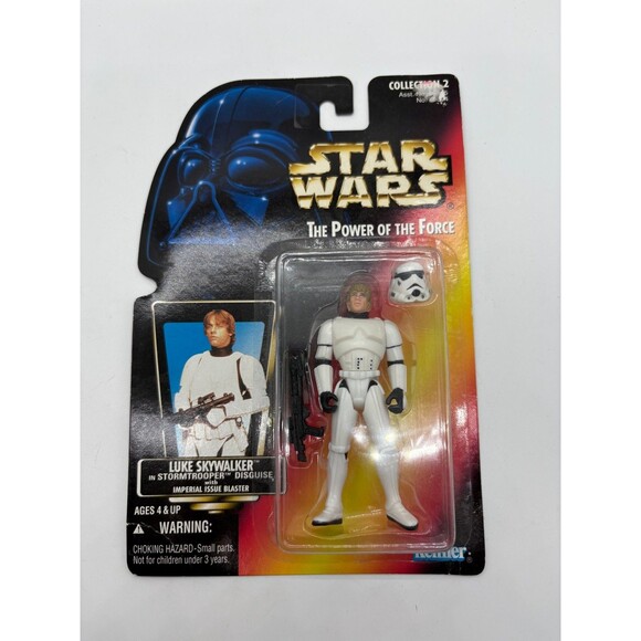 Star Wars POTF Luke Skywalker in Stormtrooper Disguise Action Figure Kenner - Picture 1 of 2